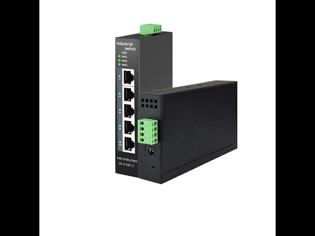 Vídeo relacionado con ZASCHMOY Switch Ethernet de 5 Puertos para Riel DIN - Switch Fast Ethernet para Uso Industrial - Fuente de Alimentación Redundante - Diseño Robusto para Condiciones Extremas - Fuente de Alimentación