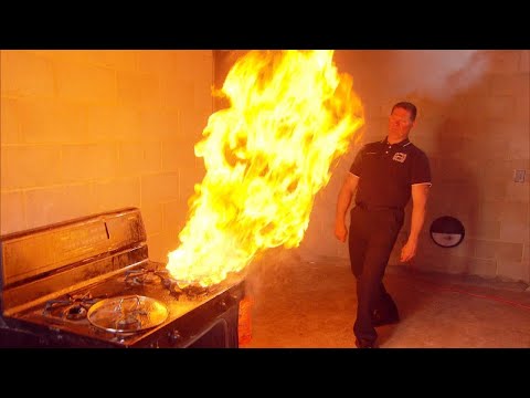 How to Safely Put Out a Kitchen Fire