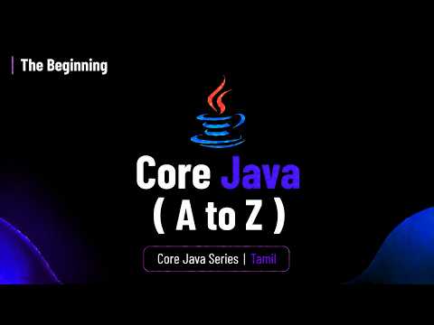 Introduction To Core Java Complete Java Tutorial In Tamil Builtby Error