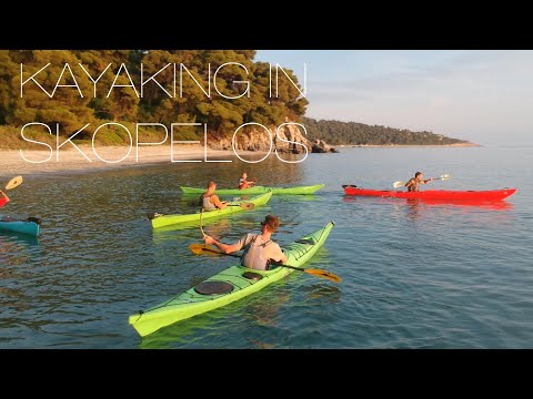 Kayaking in Skopelos, Greece