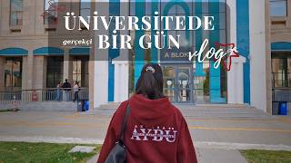 Üniversite Hayatı Gerçekten Böyle I AYBÜ kampüs turu, dersler ve waffle