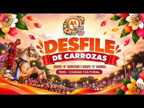 #DESFILE de #CARROZAS GRUPO "A y B" #CIUDADCULTURAL 2026🔴#FNE #JUJUY🔴PROVINCIA MULTIMEDIOS🔴19/09/26