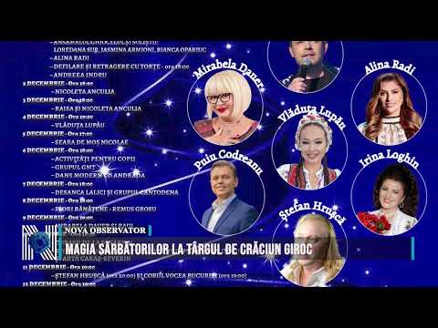 The magic of the holidays at the Giroc Christmas Fair