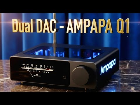 Ampapa Q1 with dual DAC: ESS & AKM switchable – two sound worlds at the touch of a button