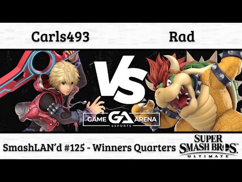 SmashLAN'd 125: Carls493 (Shulk) vs. Rad (Bowser) - Winners Quarters