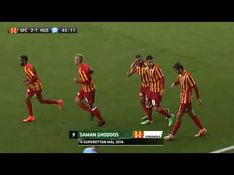 Målen från Syrianska FC - Husqvarna FF, superettan 2014