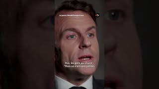 Les confessions de Macron sur la menace russe