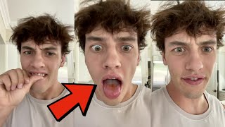 How to make your tongue bleed!! 😳👅 - #Shorts