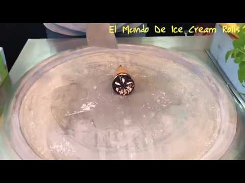 ICE CREAM ROLLS | with CORNETTO Chocolate / Fried Thailand Ice Cream rolled by Rolling Ice Hamburg