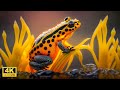 Experience The Magic Of Colorful Frogs In This Stunning 4K UHD Video With Relaxing Music