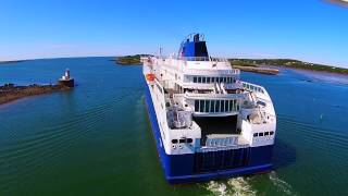 Aerial Look at the Nova Star Ferry