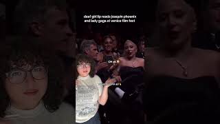 she lives for the applause (applause) #joaquinphoenix #ladygaga #jokerfolieàdeux #lipreading