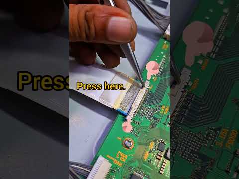 how to open Sony TV lvds cable #electronics # tv repair shop Bangladesh