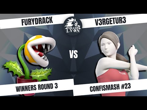 Confismash #23 | WR 3 | [FLF] Furydrack (Piranha Plant, Aegis) vs V3rgetur3 (Wii Fit Trainer)