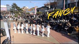 SPARKY (스파키) 단체 댄스 커버 ' FANCY/TWICE (트와이스) ' | K-POP Dance Hongdae Busking, Seoul (2026.03.21)