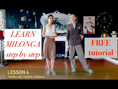 Milonga - using 'TRASPIE" patterns. FREE LESSON from The Milonga Method course part II