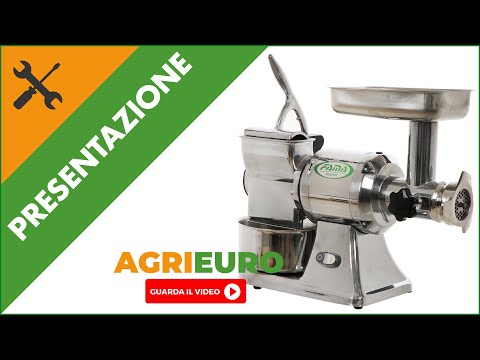Tritacarne elettrico FAMA TG12- Con grattugia integrata: presentazione