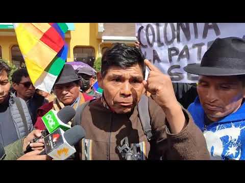 Provincia Villarroel del departamento de La Paz, se solidariza, con el presidente del MAS-IPSP, Evo