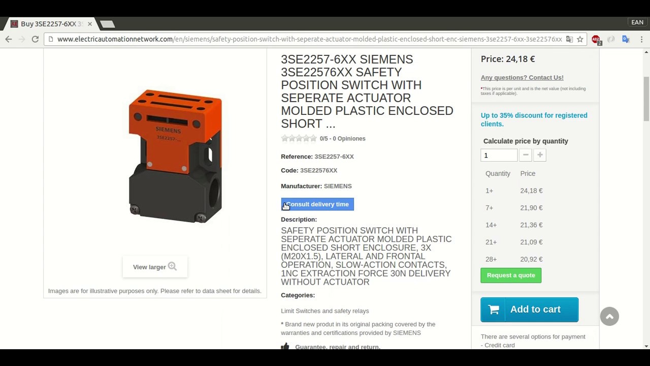 Buy Limit Switches and Safety Relays SIEMENS