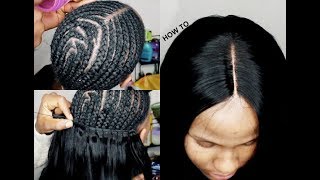HOW TO DO: Full Sew In WEAVE No Leave Out Tutorial Video For BEGINNERS