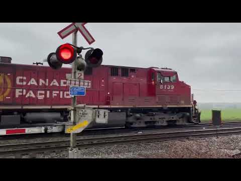 Long Hood Forward!!! CN 524 W/ CP Power @ Glen Valley BC Canada 23MAR22 CP AC4400CW 9618 Leading