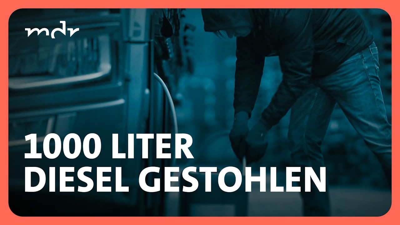 Wenn Sprit zum Luxus wird: Dreister Kraftstoffdiebstahl auf Baustelle | Kripo live | MDR