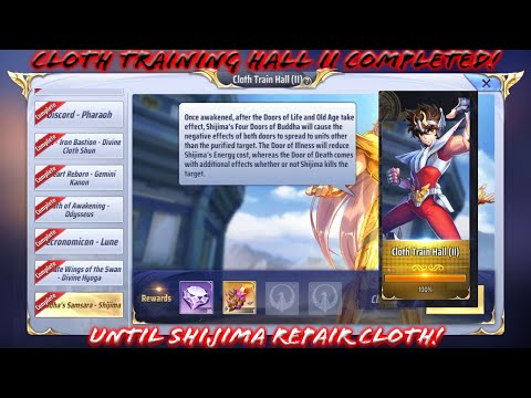 Saint Seiya: Awakening (KOTZ) - Completing Cloth Training Hall II Until Shijima Repair Cloth!