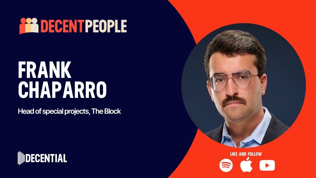 A tour of the crypto media landscape with The Block's Frank Chaparro