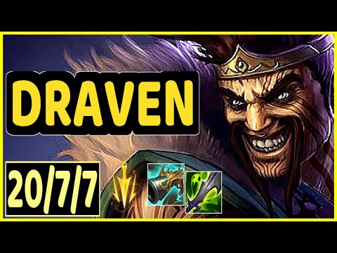 DRAVEN VS SWAIN - 20/7/7 KDA ADC GAMEPLAY EMERALD I