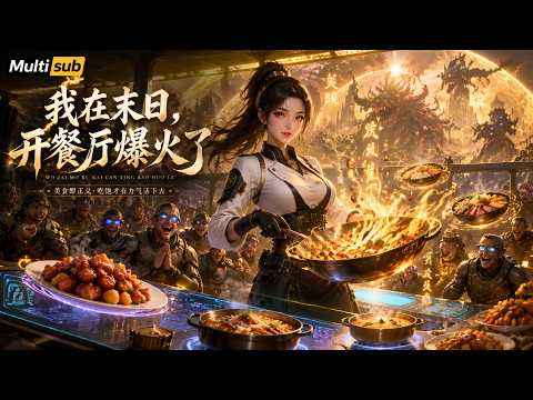 【AI anime】💥💥💥少女死后意外绑定顶级美食经营系统，直接被扔进异兽横行的变异末日！《我在末日，开餐厅爆火了》 #国产动漫#次元动漫 #破界 #動漫