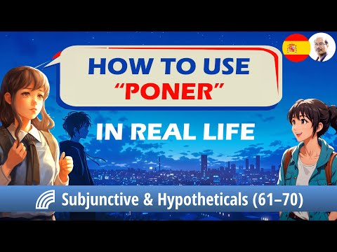 Master Spanish Verb “PONER” | 80 Useful Examples in All Tenses for Real-Life Fluency + Free PDF