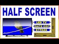 How Do You Fix A Half Screen