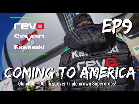 REVO KAWASAKI COMING TO AMERICA EP9 - FT Dylan Walsh - Our first Triple Crown Supercross