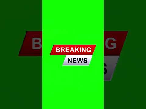 Breaking News Animation Template - Green Screen Intro Effect