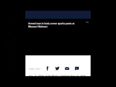 Social media of Dmitry Andreychenko carried assault rifle in Walmart in Missouri