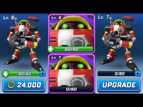 Sonic Forces - Gamma New Runner Upgraded to Level 7 - All 64 Characters Unlocked Android Gameplay 3D