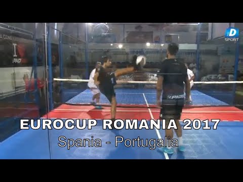 Padbol Eurocup Romania 2017, meci Spania-Portugalia