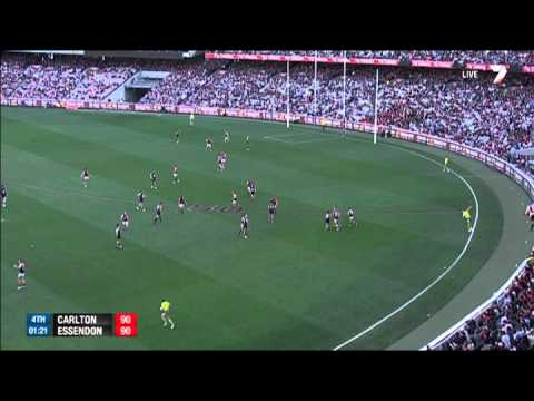 Carl v Ess: Watch the last two minutes - AFL