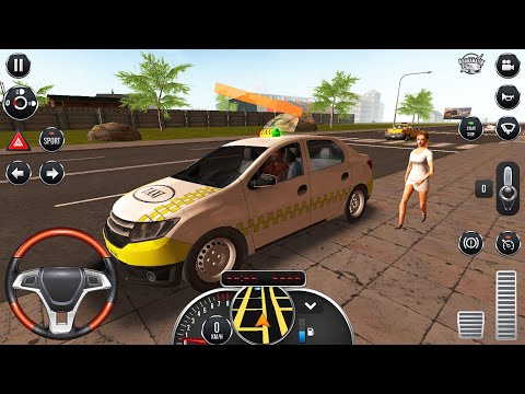 Taxi Sim 2016 Araba Oyunu - Frankfurt Şehrinde Taksi Sürüş - Android Gameplay