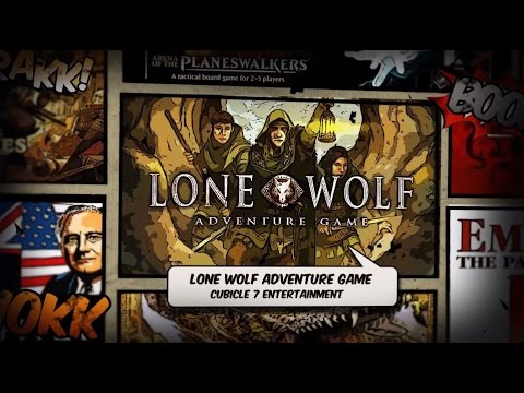 Lone Wolf Adventure Game - Unboxing and First Look