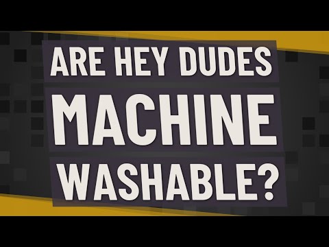 YouTube video about: Can you wash hey dude shoes in the washing machine?