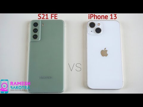 Samsung Galaxy S21 FE vs iPhone 13 SpeedTest and Camera Comparison