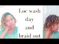 Micro Loc Wash Day 2 Year Loc Anniversary Loc Braid Out