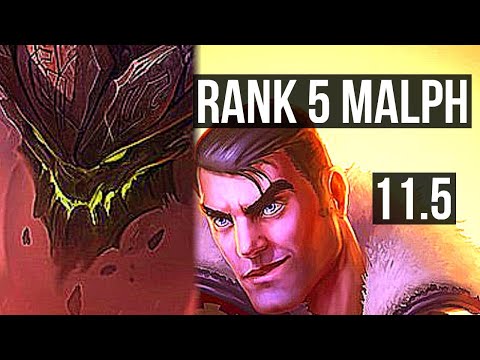 MALPHITE vs JAYCE (TOP) | Rank 5 Malph, 2/0/4 | KR Challenger | v11.5