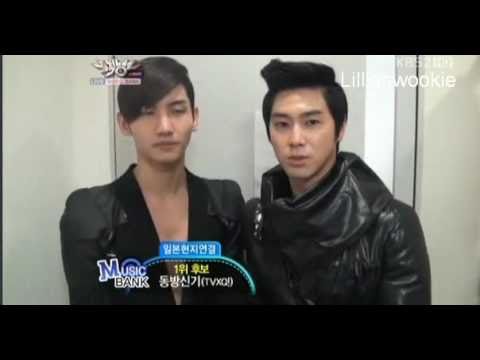 110128 TVXQ @Musicbank