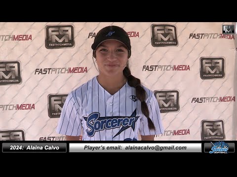 2024 Alaina Calvo 4.0 GPA - Athletic Slapper, Outfielder Softball Skills Video - Sorcerer Bigley