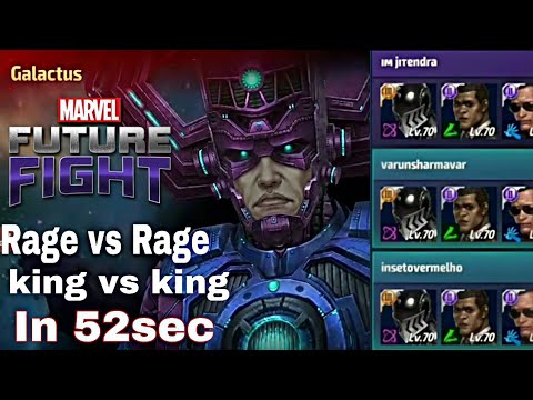 52 SECONDS || TRIPLE BLACK BOLT ATTACK VS GALACTUS IN 52 SEC || MARVEL FUTURE FIGHT