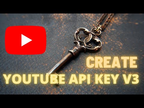 Tutorial fácil de como criar uma chave de API v3 gratuita do YouTube