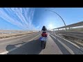 Ride 400 Insta 360 X4 Honda CBR650R 2025 Akrapovic Racing Line