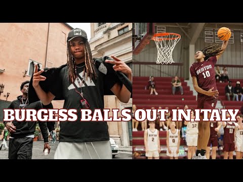 2025 Razorbacks target, Benton star Terrion Burgess reflects on competing in Europe